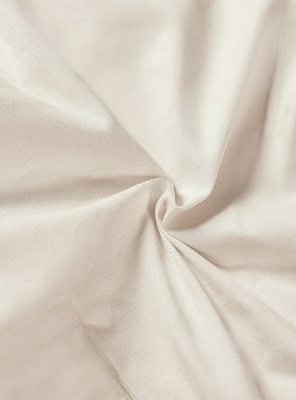 Ecru Off White Twill Cargo