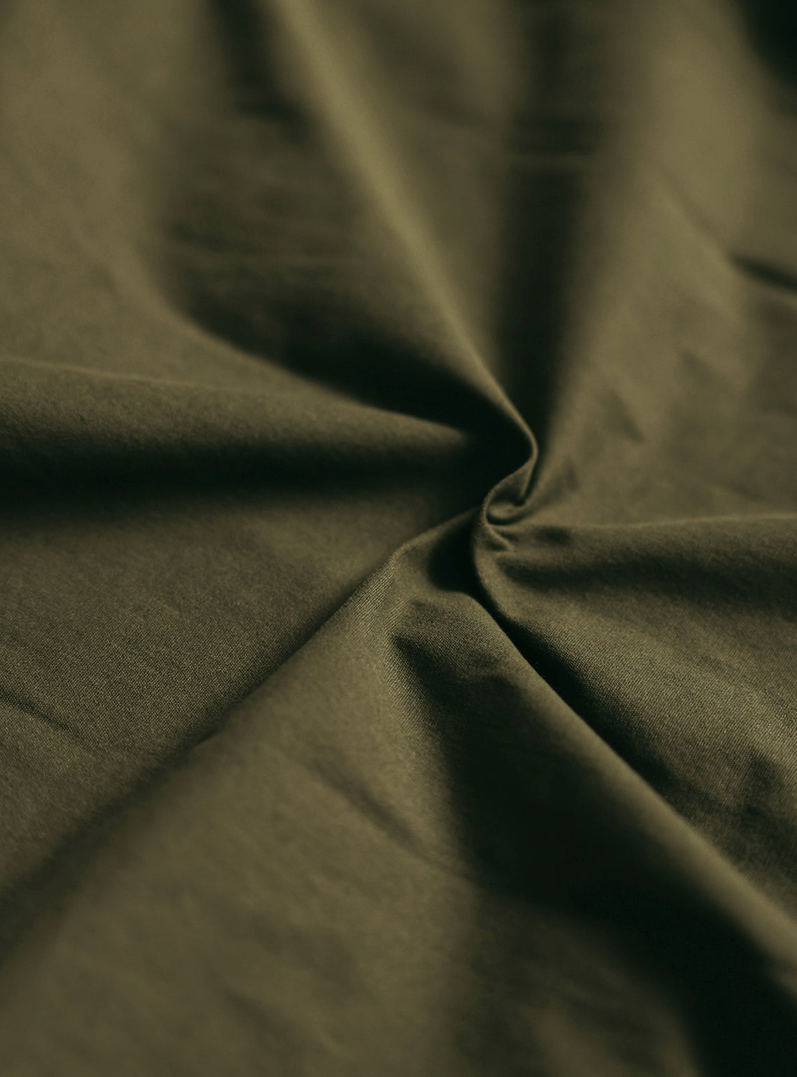 Woodrush Olive Cotton Canvas Shirt