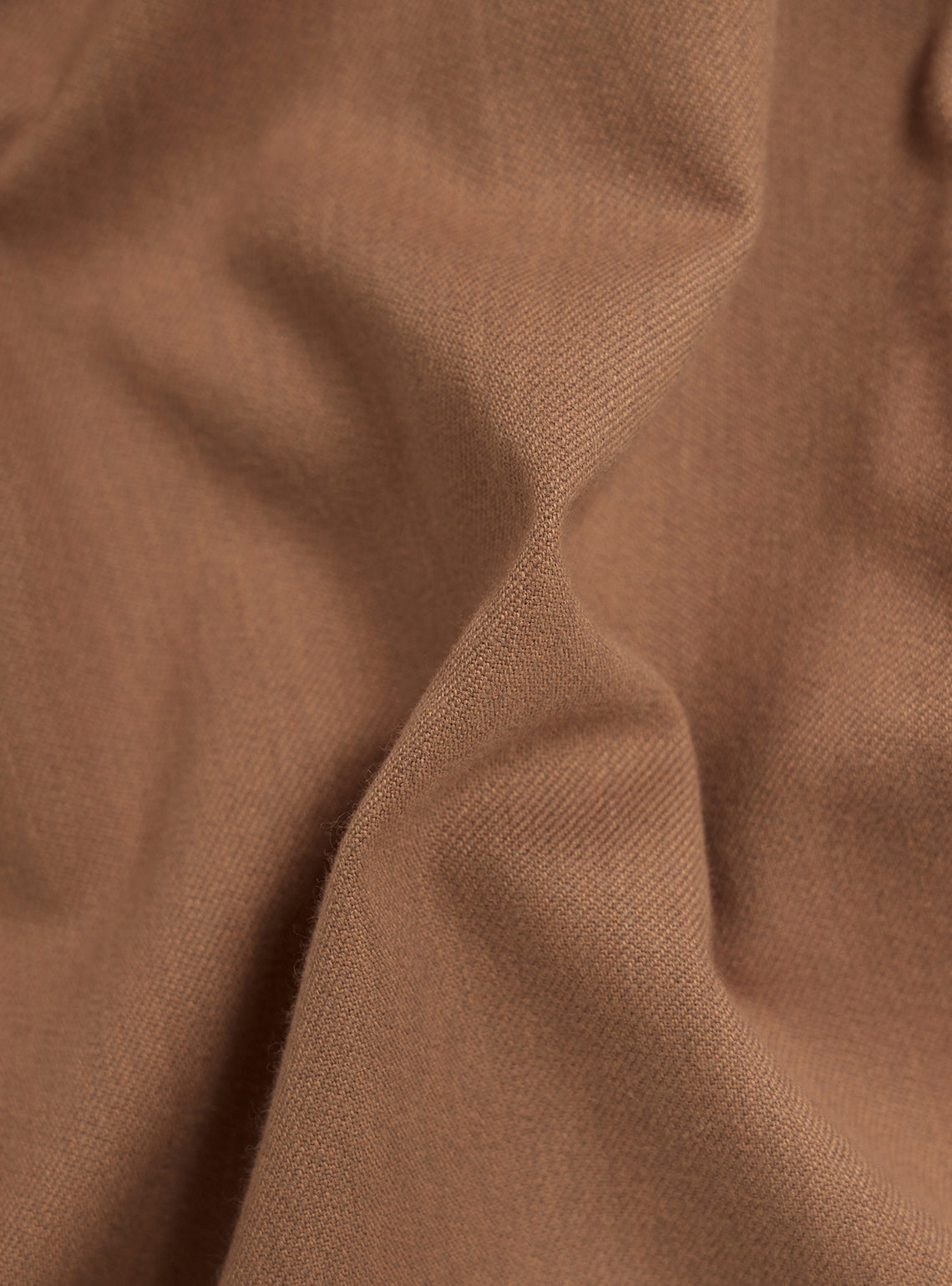 Antique Brown Cotton Melange Trousers