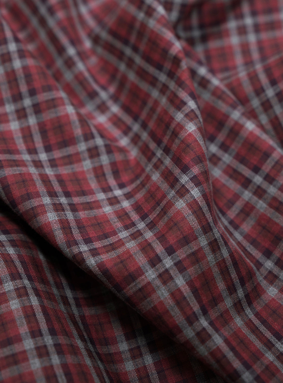 Cosmic Burgundy Cotton Melange Shirt