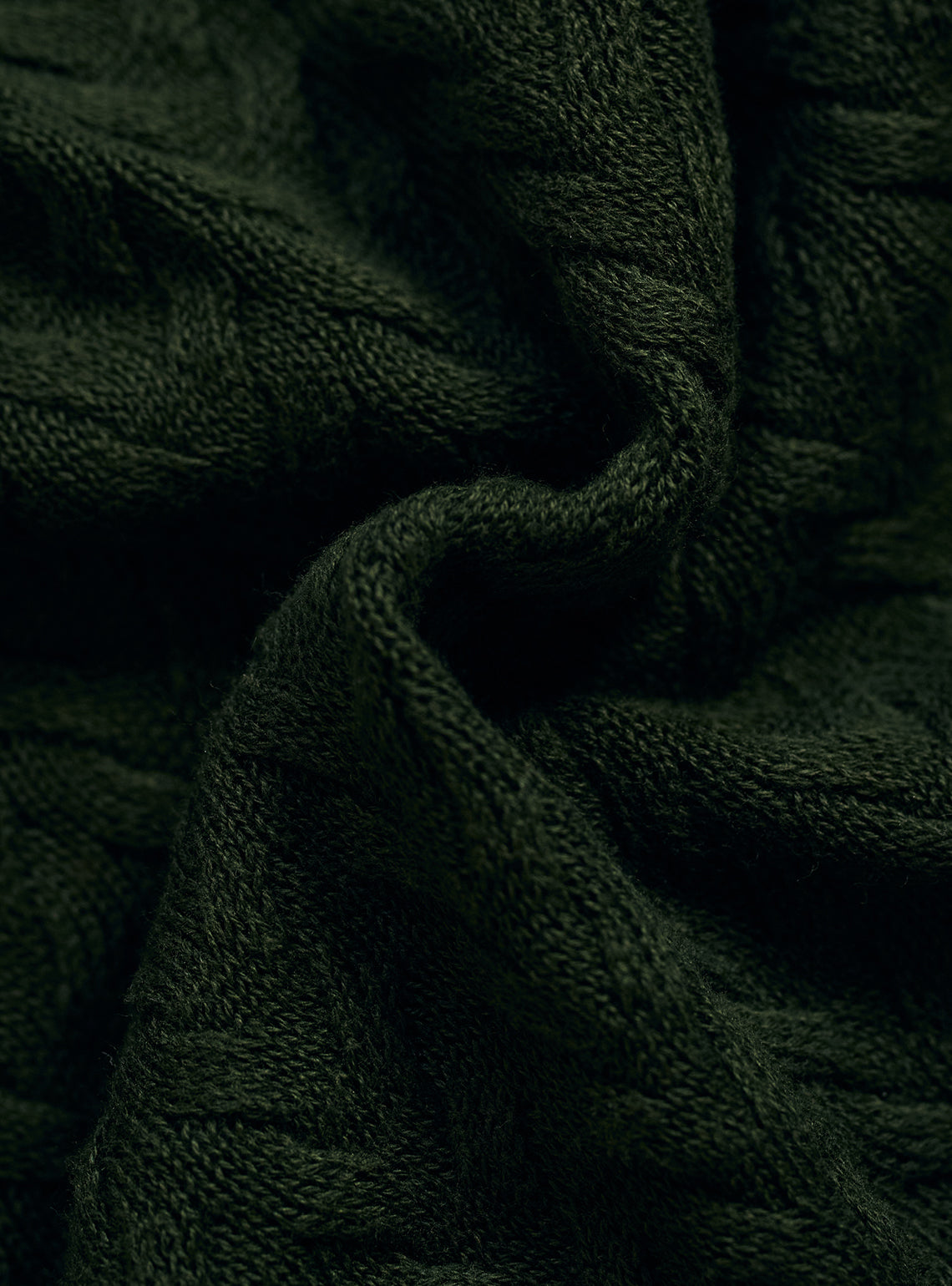 Forest Green Cotton Cables Polo