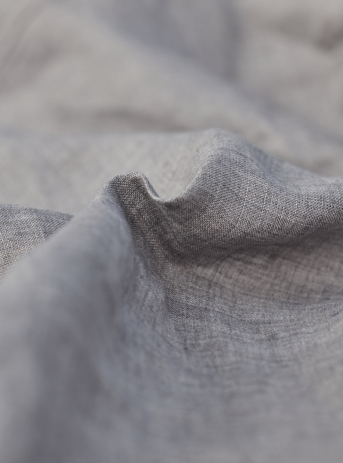 Stone Grey European Linen Shirt