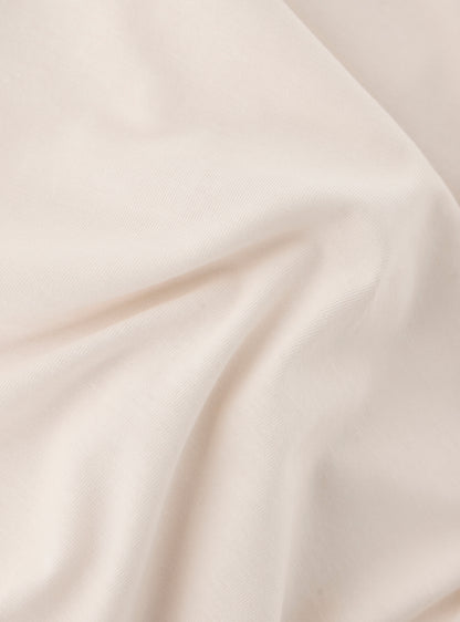 Caramel Beige Cotton Jersey Polo