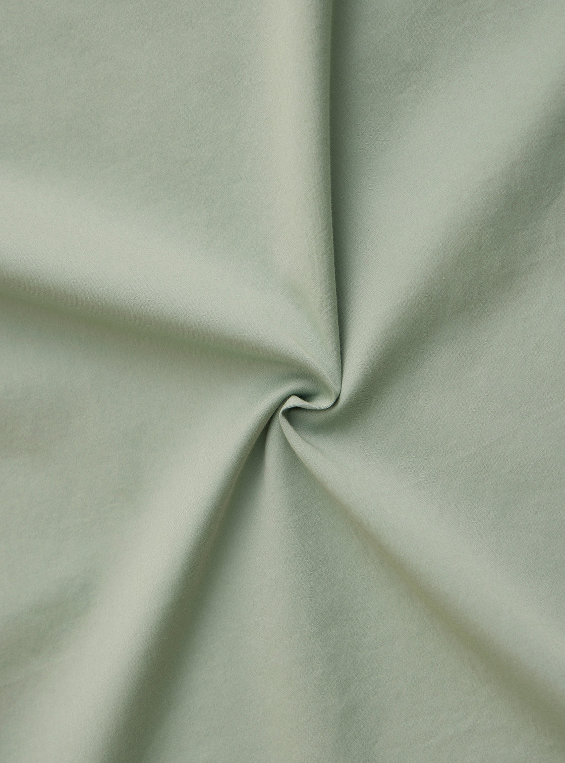 Pistachio Green Cotton Stretch Satin Shirt