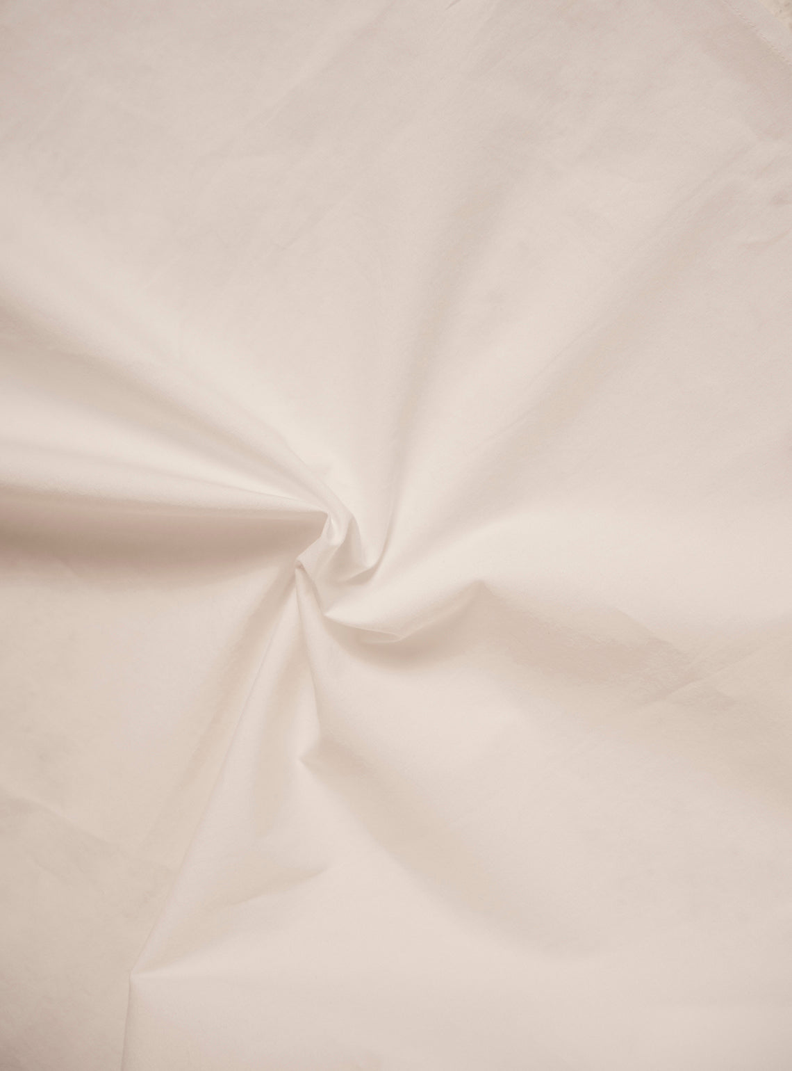 Chalk White Cotton Stretch Shirt