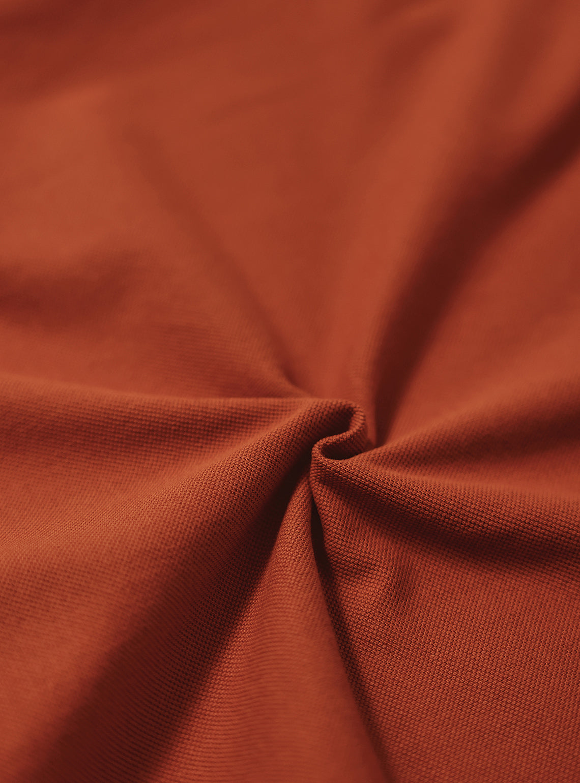 Volcano Rust Cotton Lycra Pique Polo