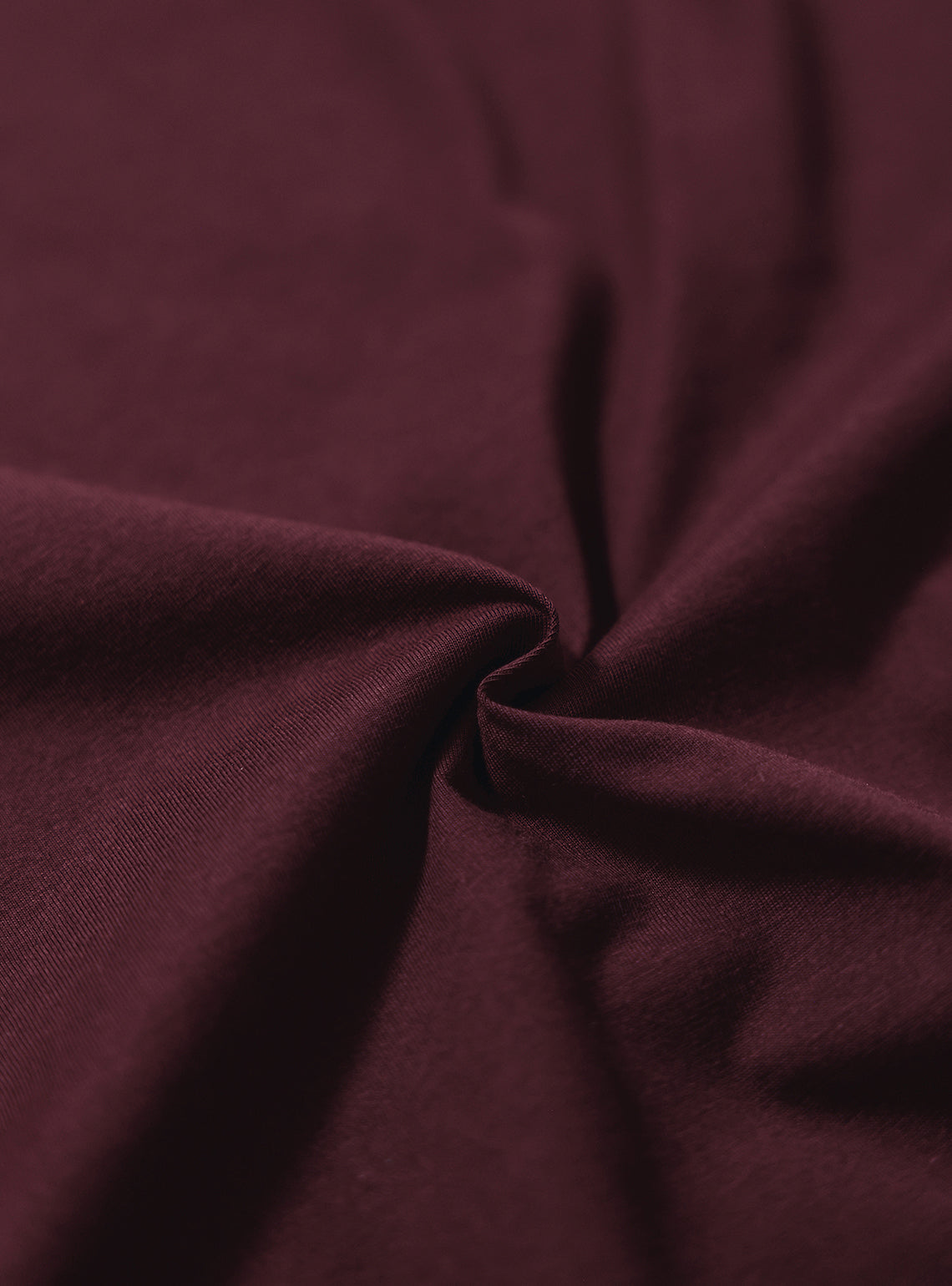 Wineberry Burgundy Cotton Crew