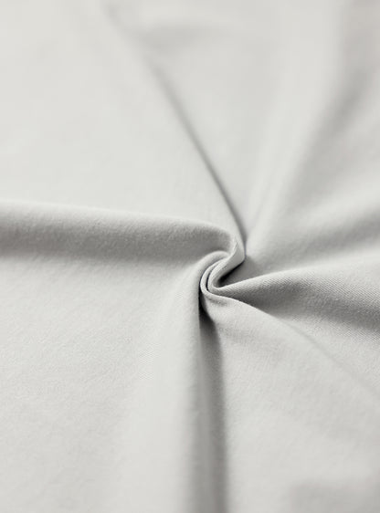 Platinum Grey Cotton Polo