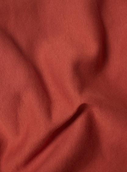 Terracotta Rust Cotton Poly Joggers