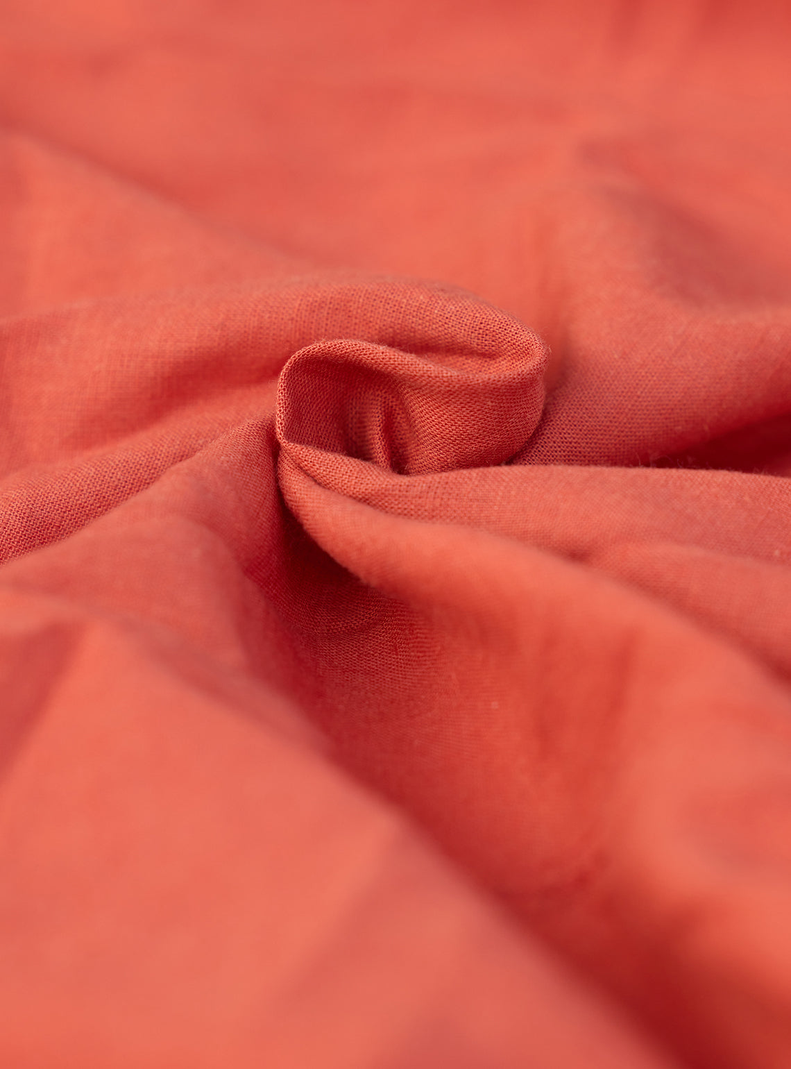 Dusk Orange Lyocell Linen Shirt