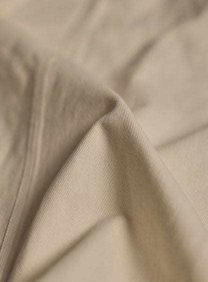 Malta Off White Cotton Overshirt