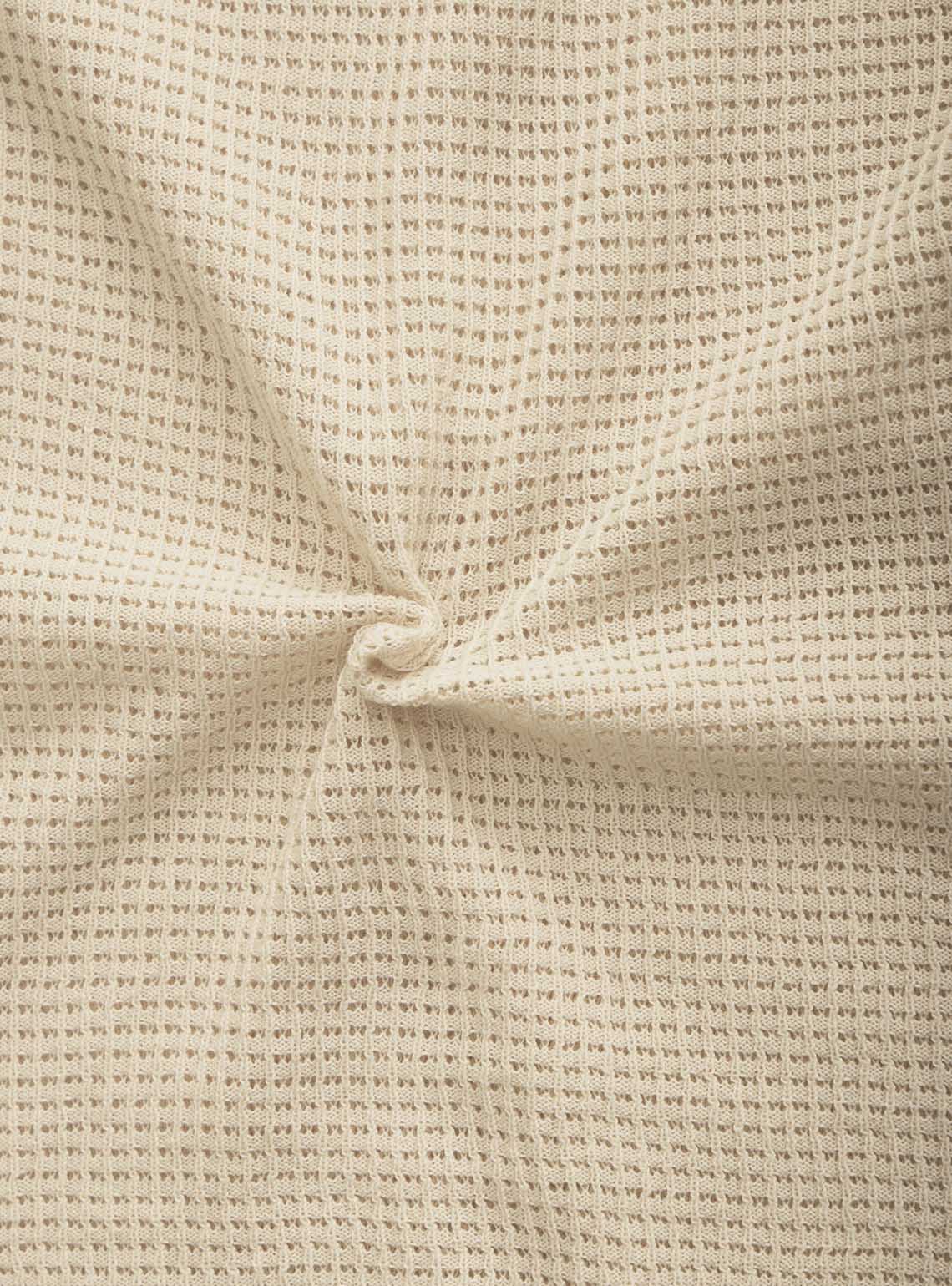 Sardinia Off-White Cotton Knit Polo
