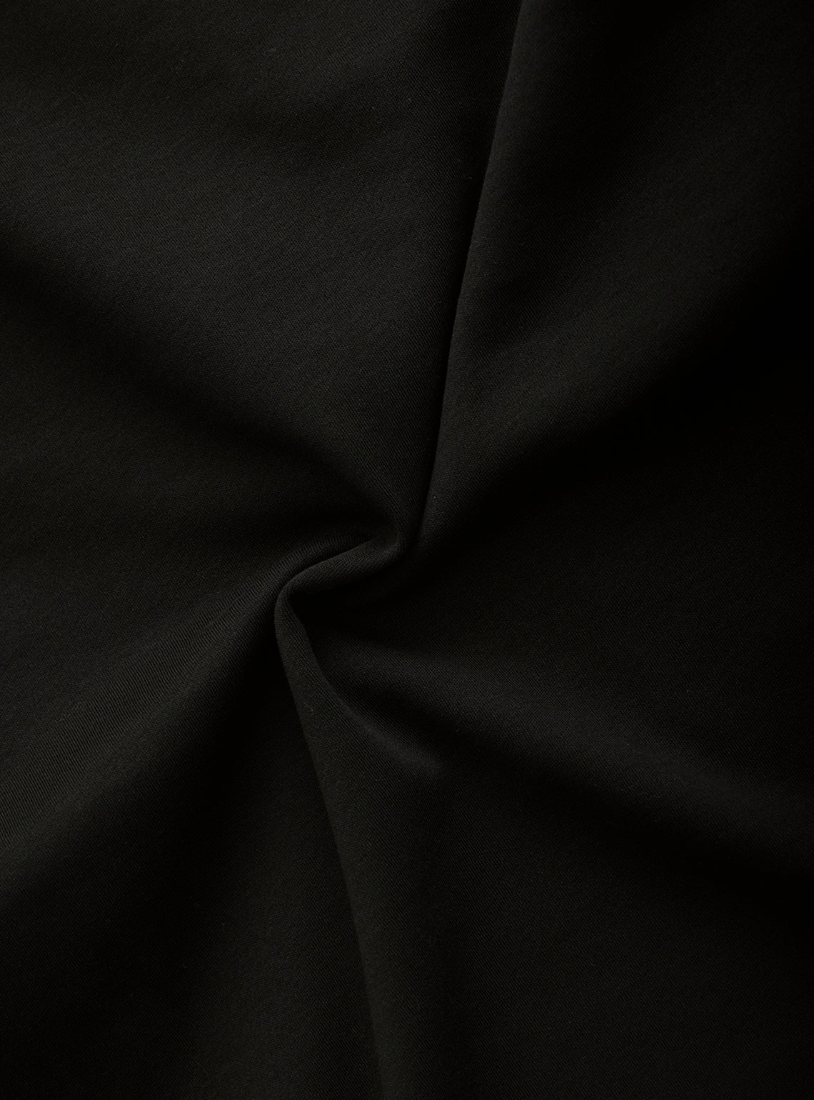 Capri Black Cotton Crewneck