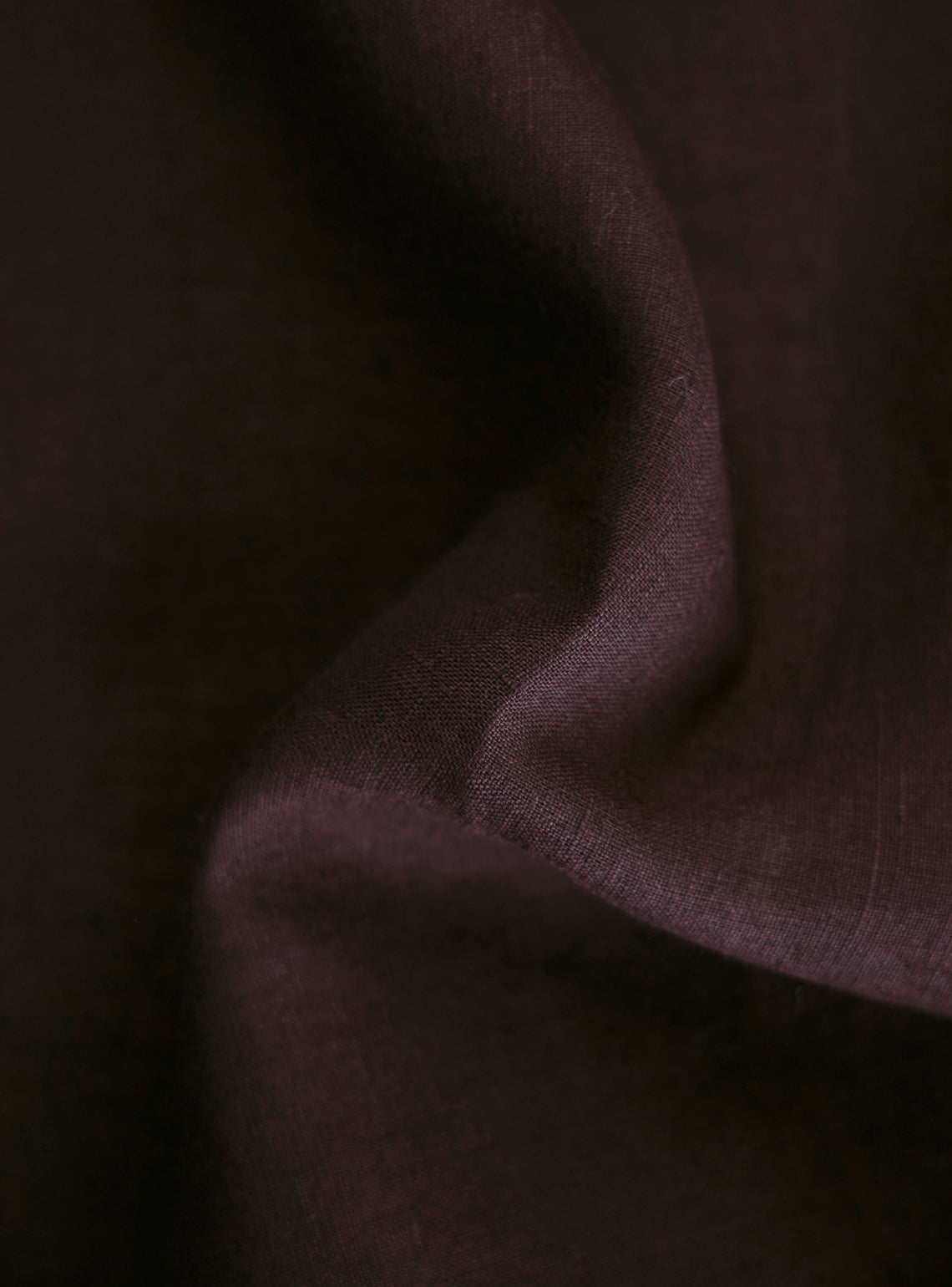 Deep Brown Linen Shirt