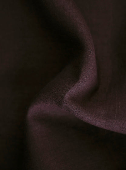 Deep Brown Linen Shirt