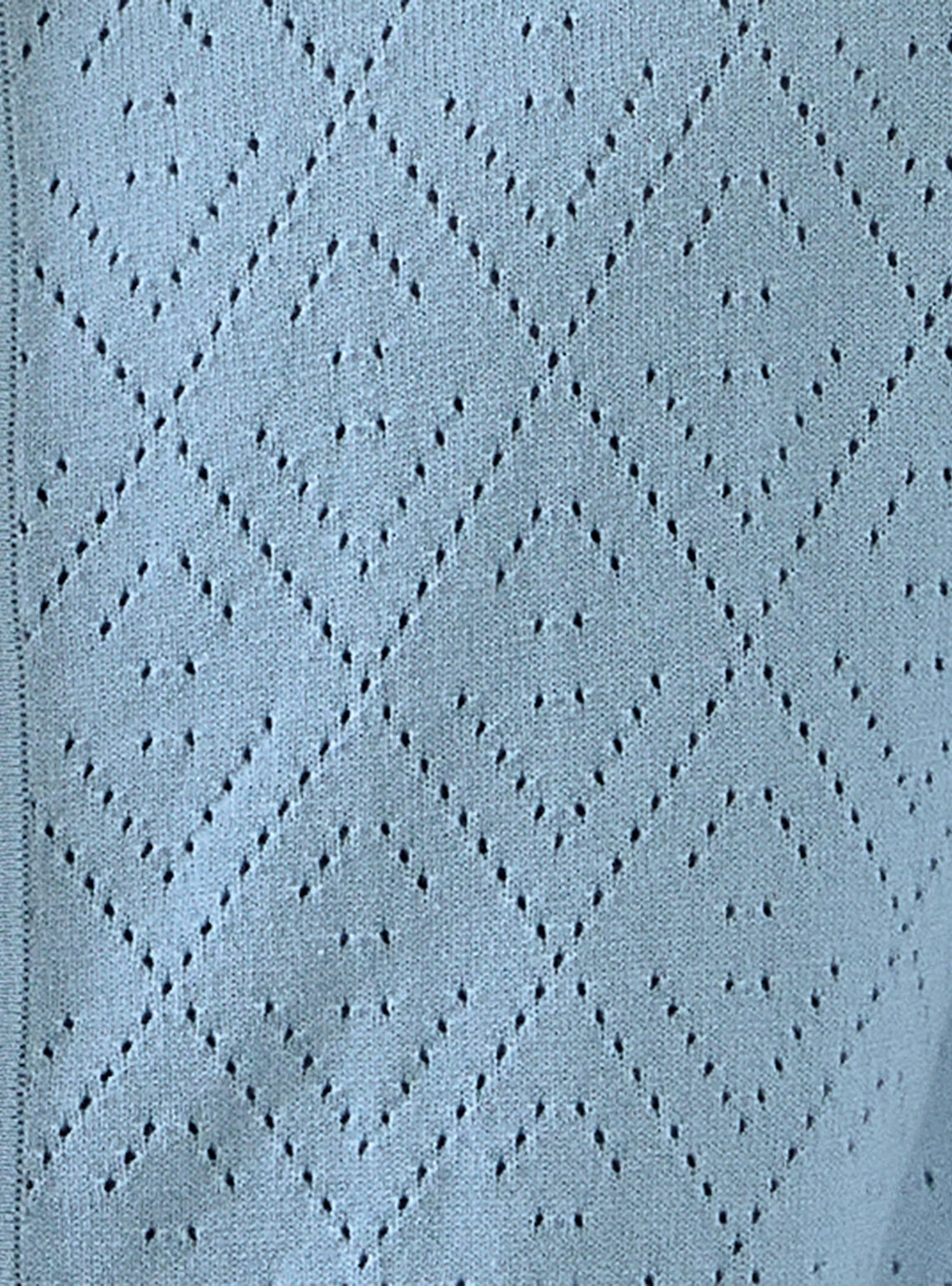 Sail Blue Cotton Pointelle Shirt