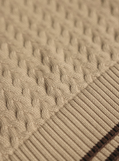 Sandrift Khaki Cotton Pullover