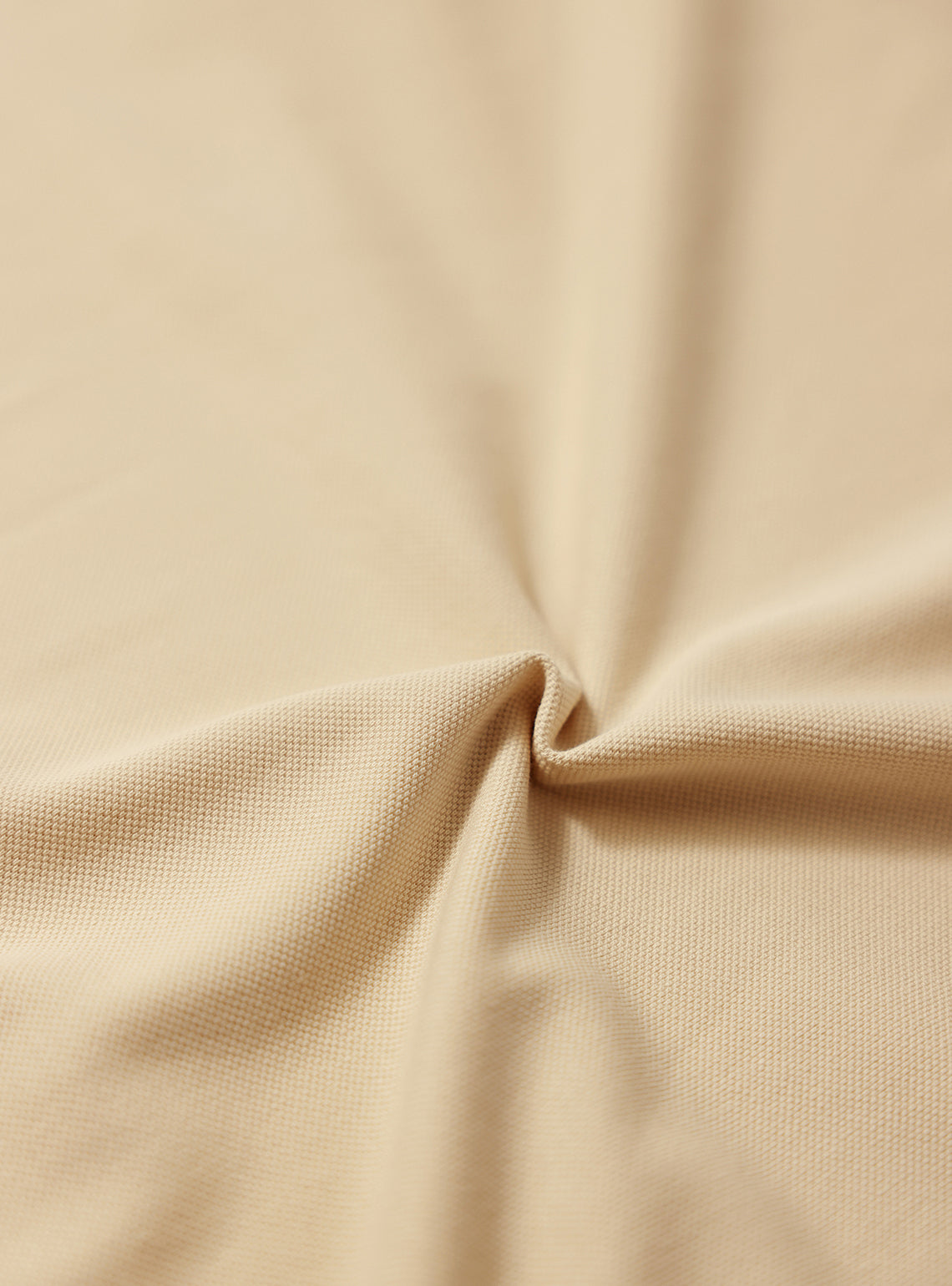 Bison Beige Cotton Lycra Pique Polo