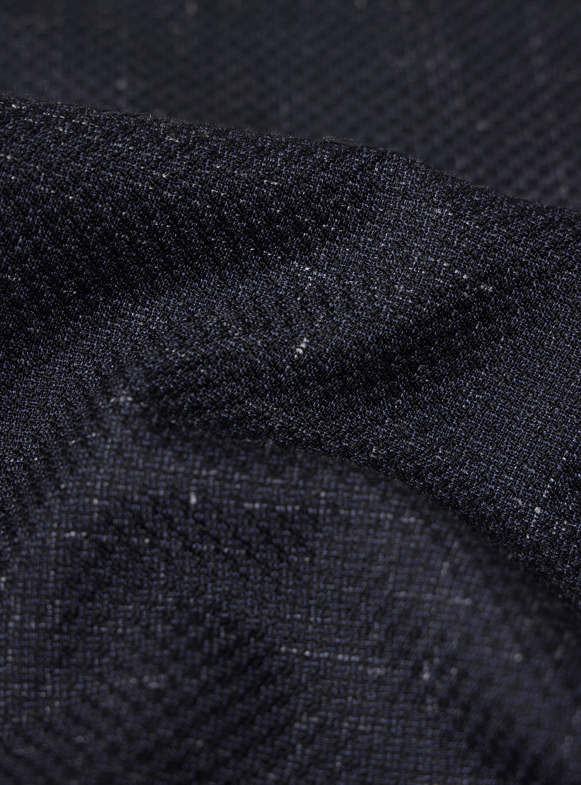 Vulcan Navy Wool Blend Trousers