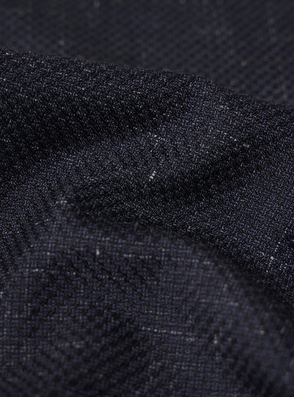 Vulcan Navy Wool Blend Trousers