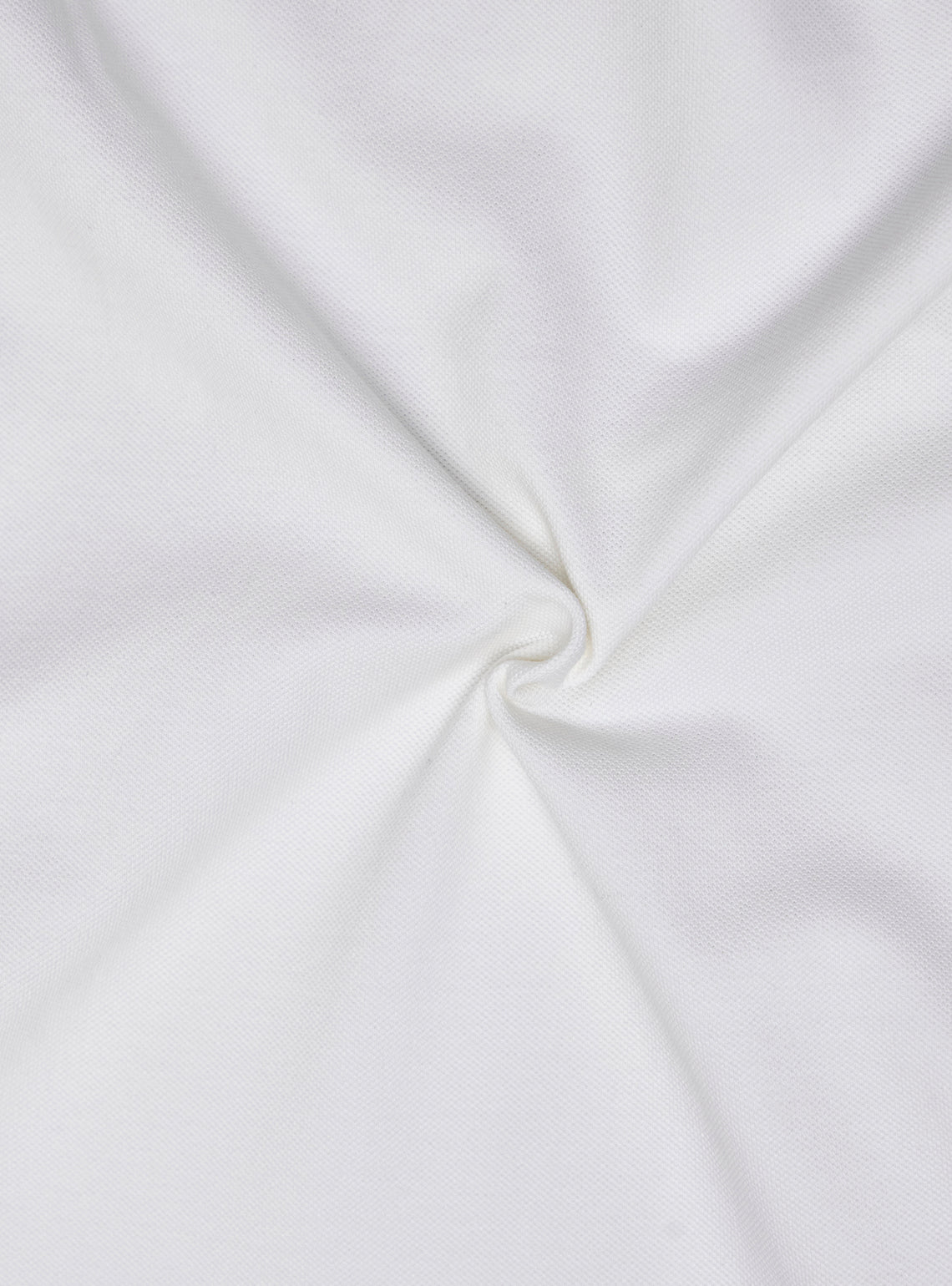Pure White Pique Polo
