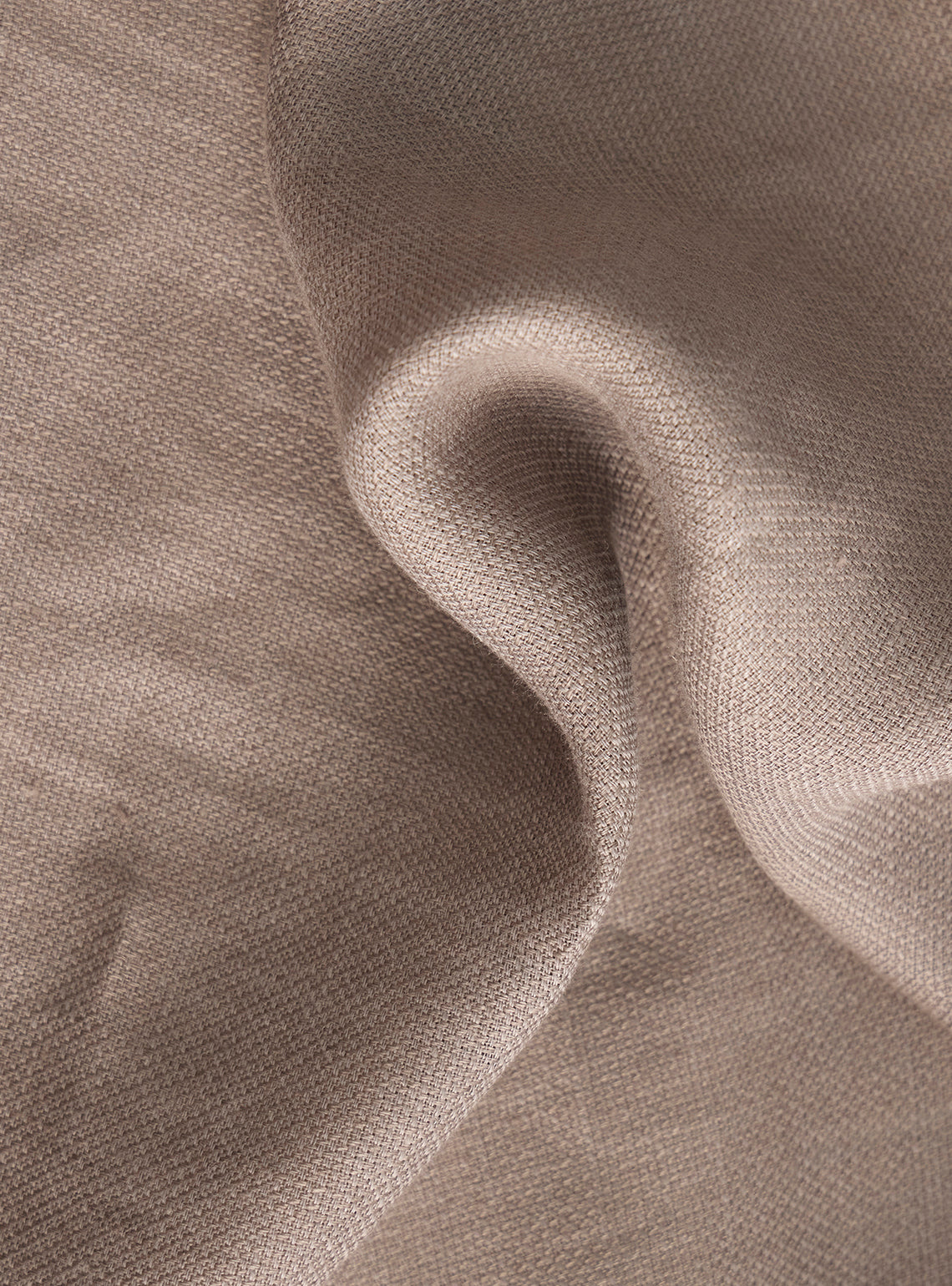 Silt Brown Linen Dobby Shirt