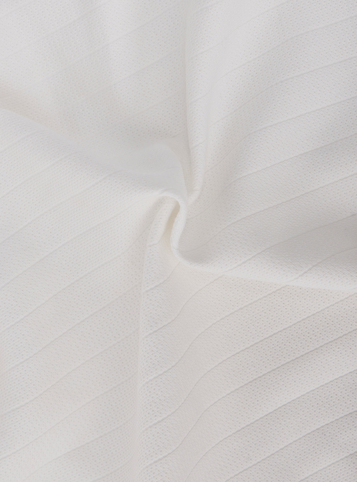 Porcelain White Cotton Polo