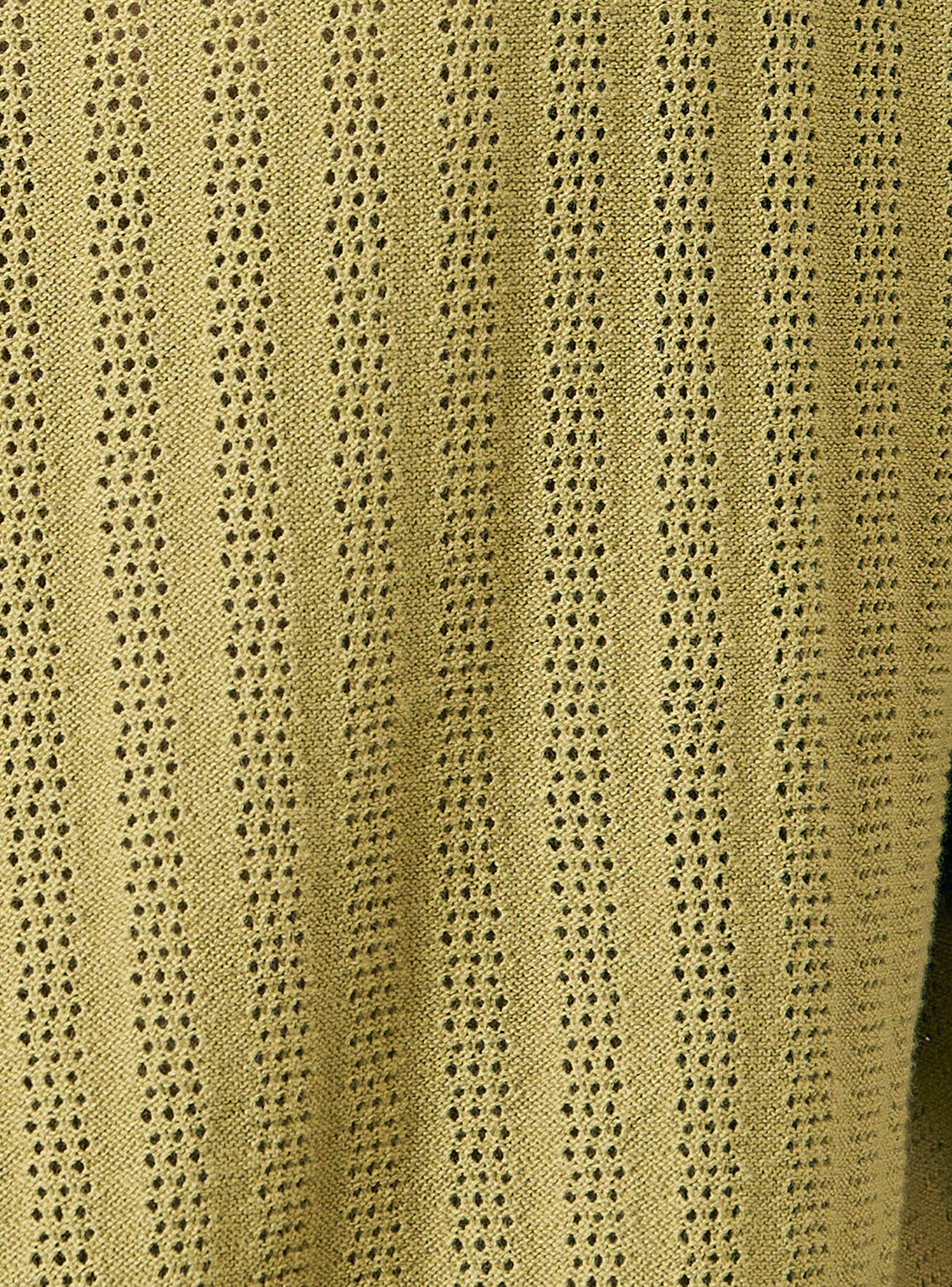 Yuma Olive Cotton Pointelle Shirt