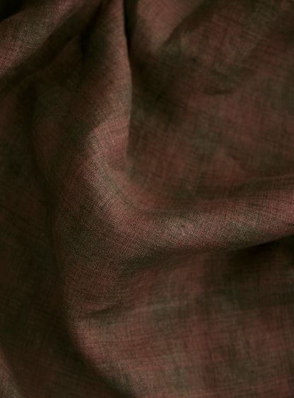 Roman Brown Check Linen Shirt