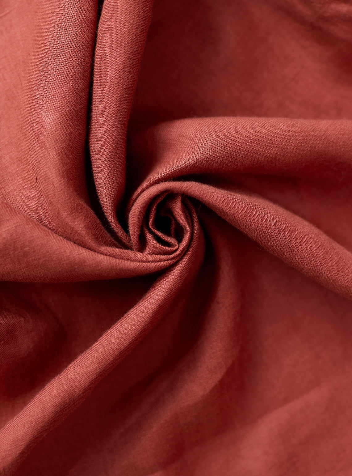 Coral Rust European Linen Shirt