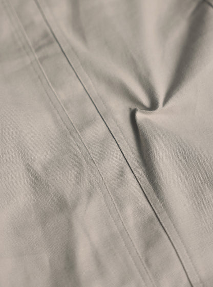 Ash Beige Cotton Canvas Trousers