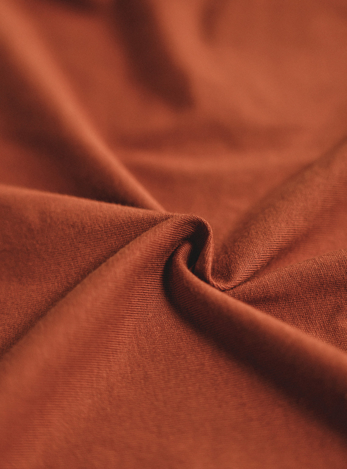 Honeysuckle Rust Cotton Crewneck