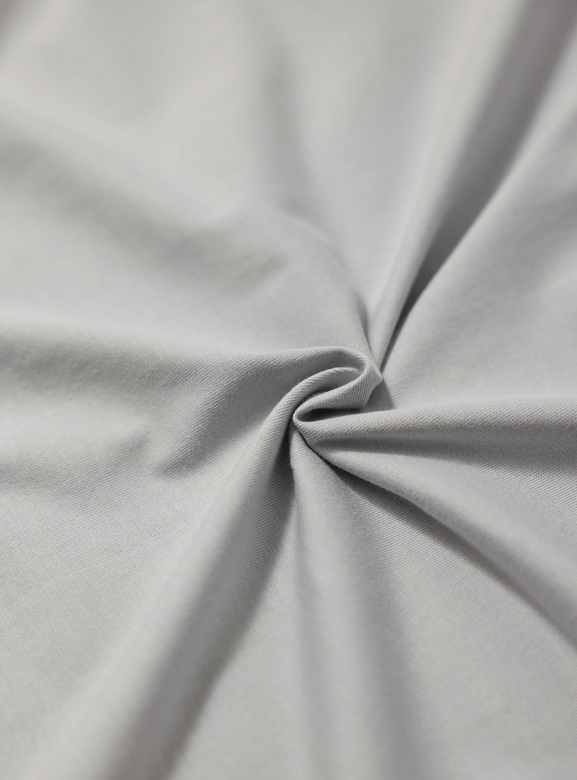 Silver Grey Cotton Crew