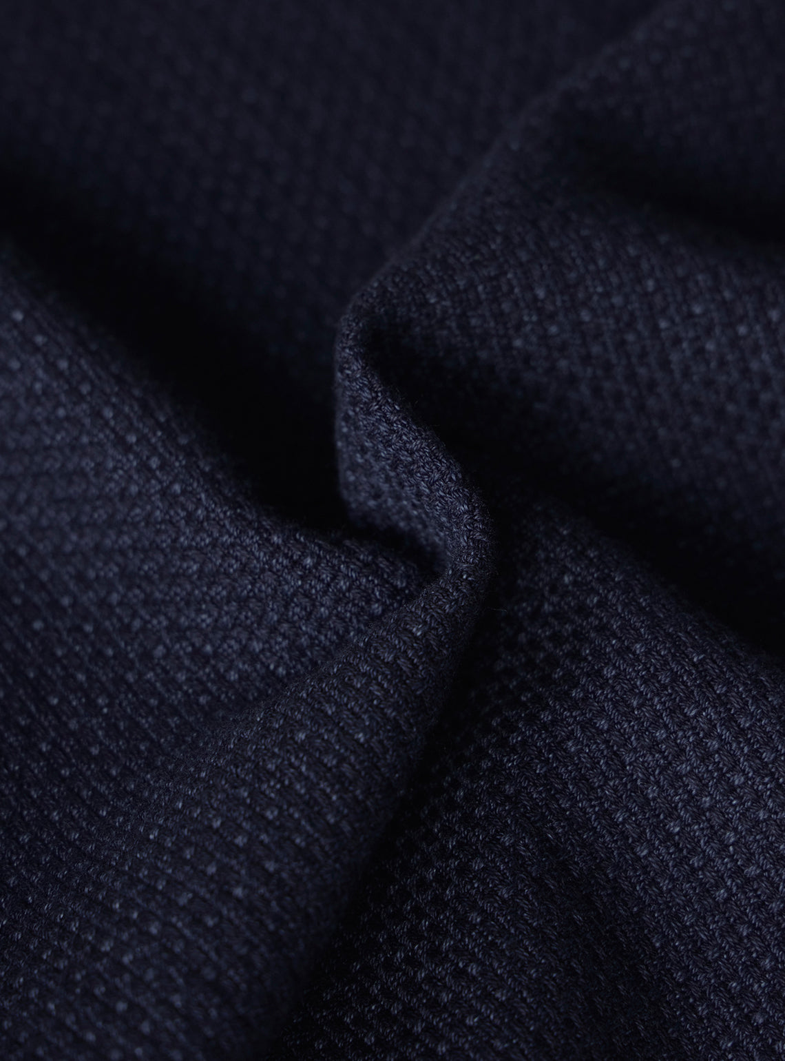 Abyss Indigo Cotton Dobby Overshirt