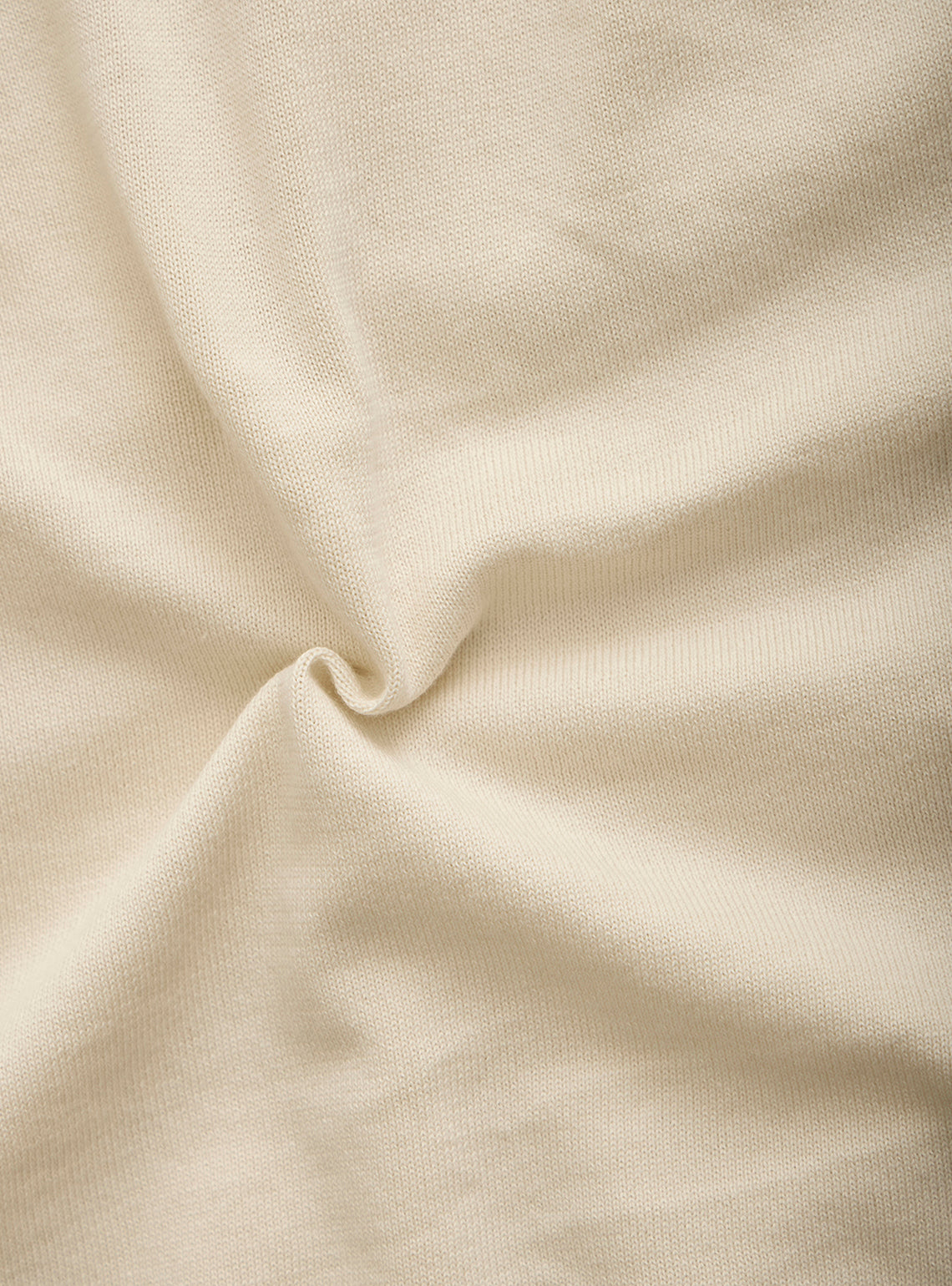 Bodrum Off-White Cotton Knit Polo