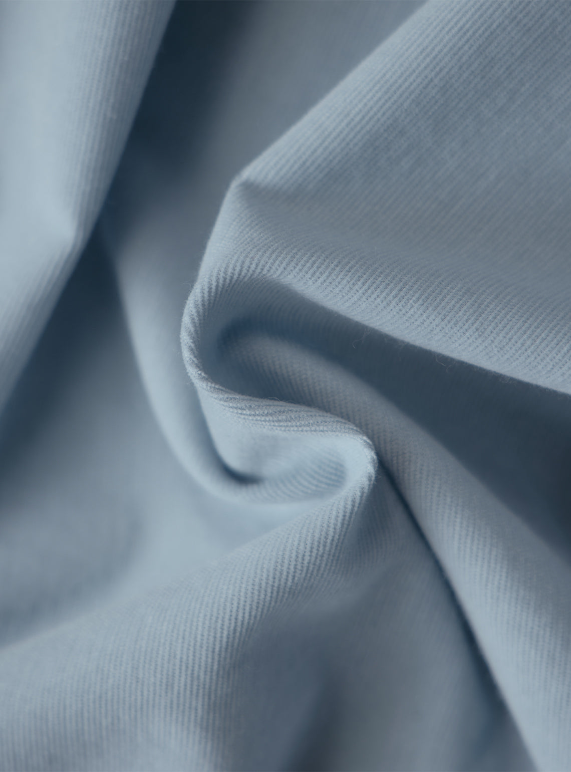 Glacier Blue Cotton Tencel Corduroy Shirt
