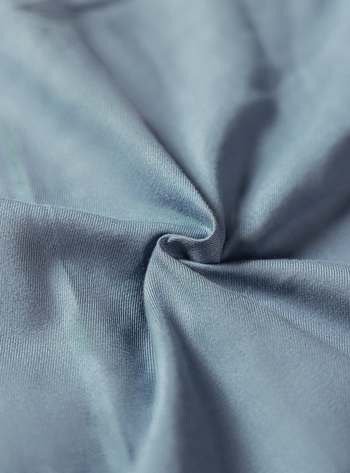 Coastal Blue Cotton Twill Shirt