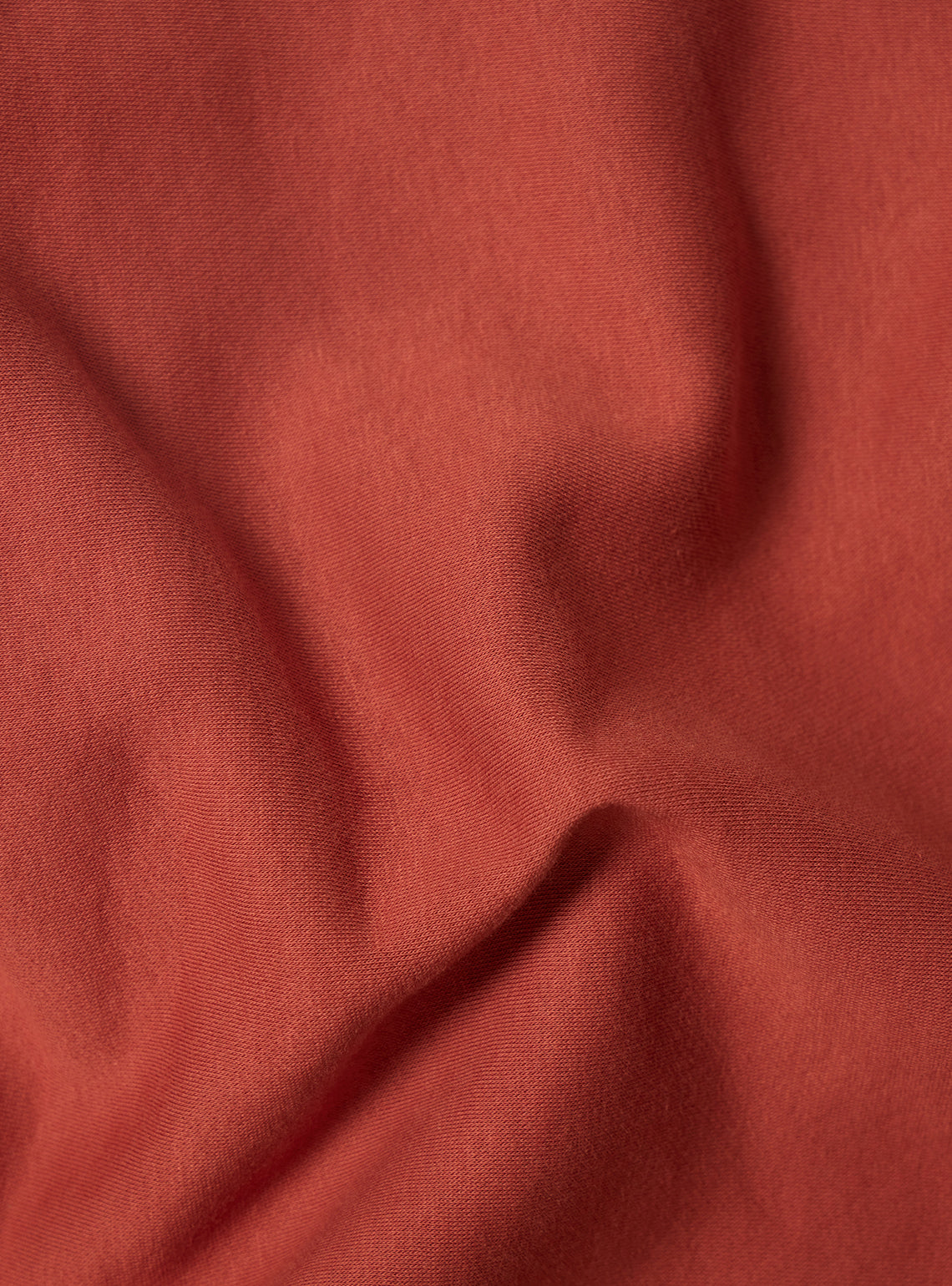 Terracotta Rust Cotton Poly Hoodie