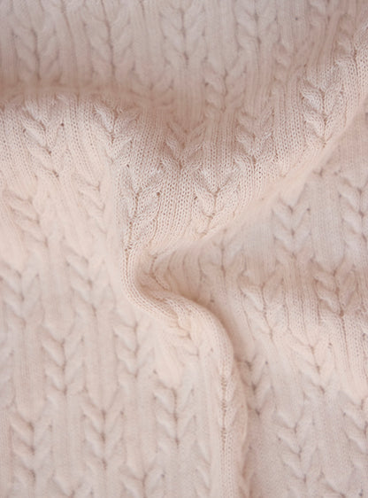 Shell Off-White Cotton Crew