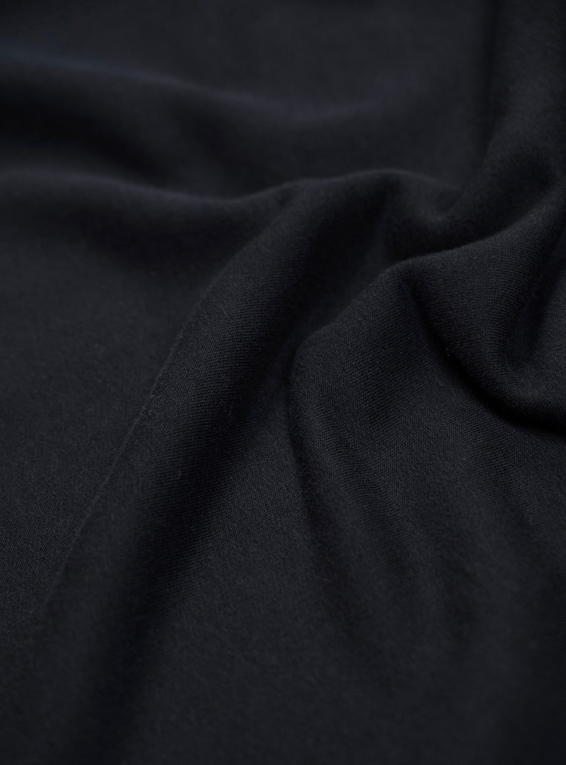 Mirage Black Cotton Pullover