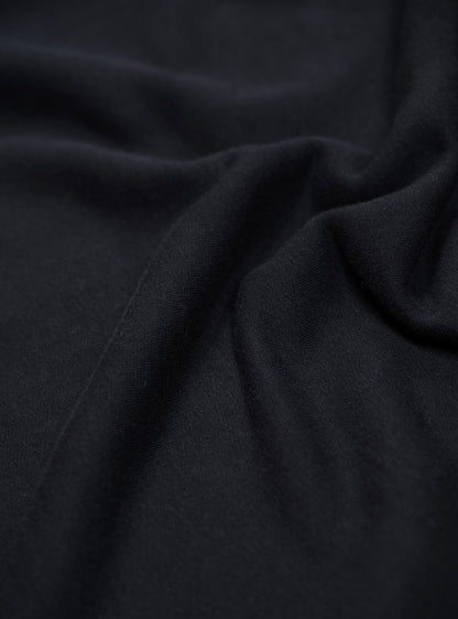 Mirage Black Cotton Pullover