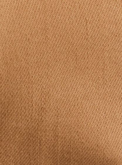 Camel Khaki Cotton Blend Jeans