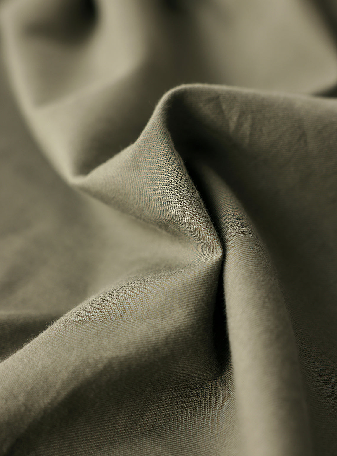 Brook Olive Cotton Shirt