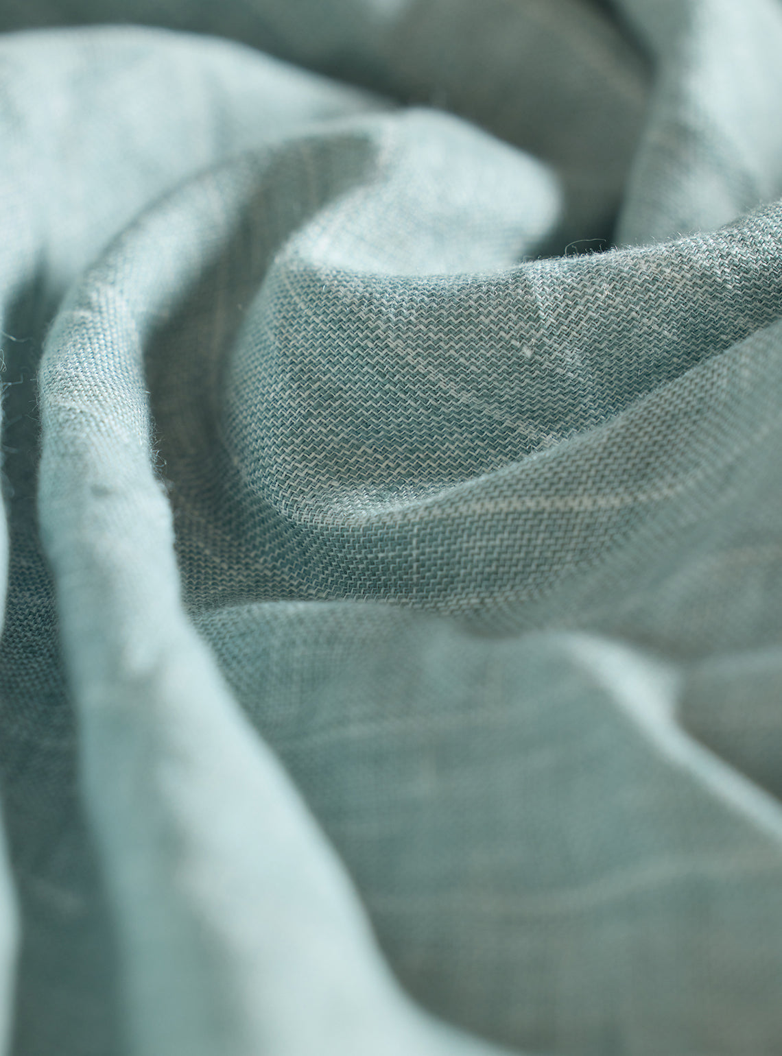 Tide Green European Linen Stripe Shirt