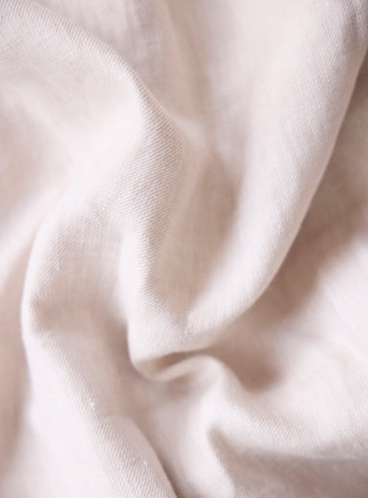 Pearl Beige Linen Twill Trousers