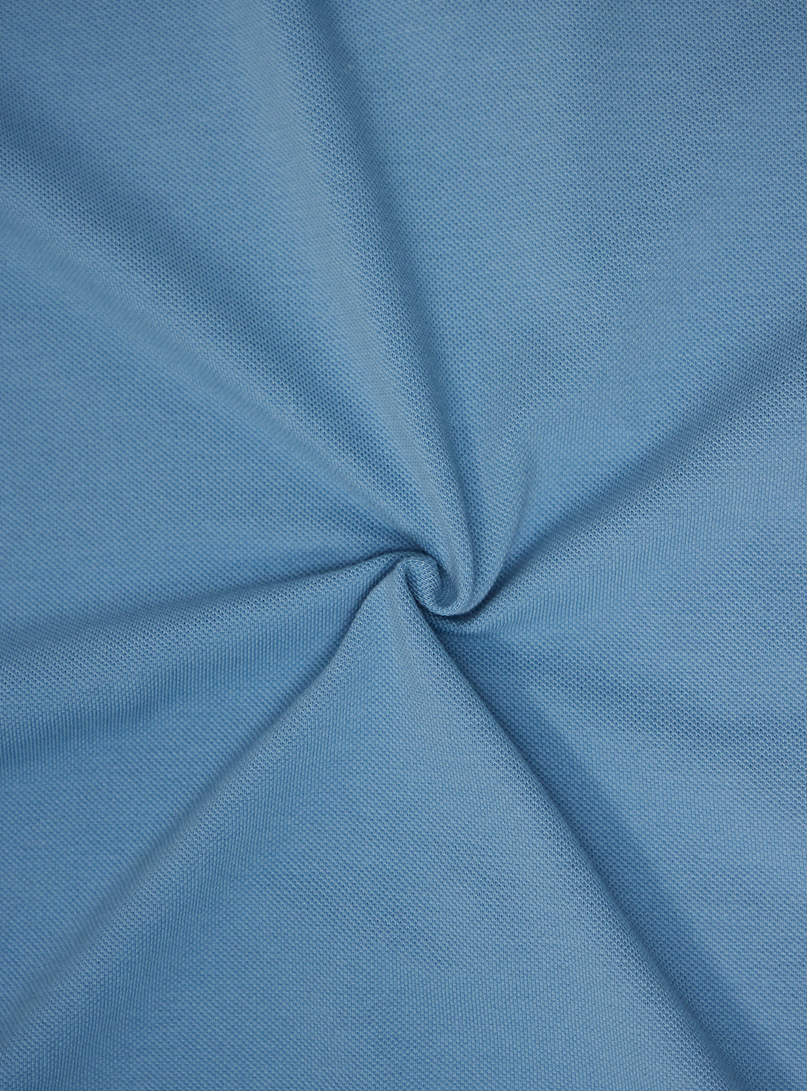 Blueberry Blue Cotton Blend Polo