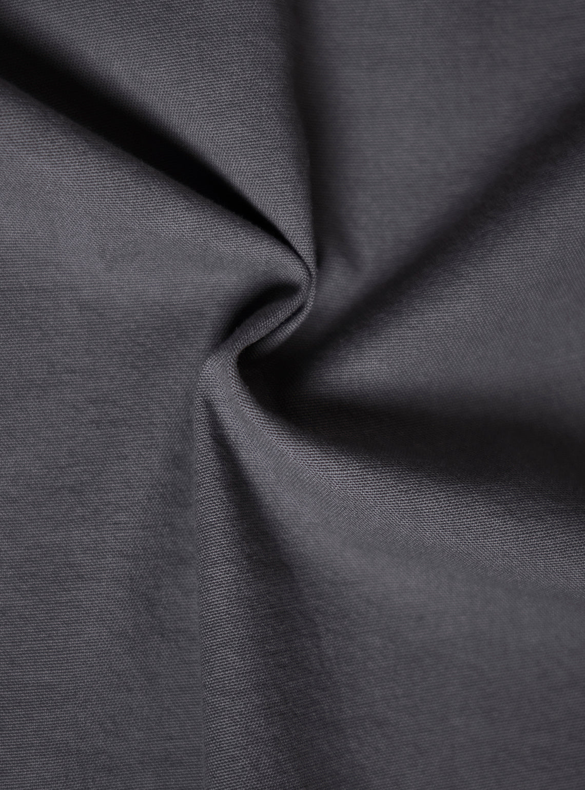 Flint Grey Cotton Stretch Oxford Shirt