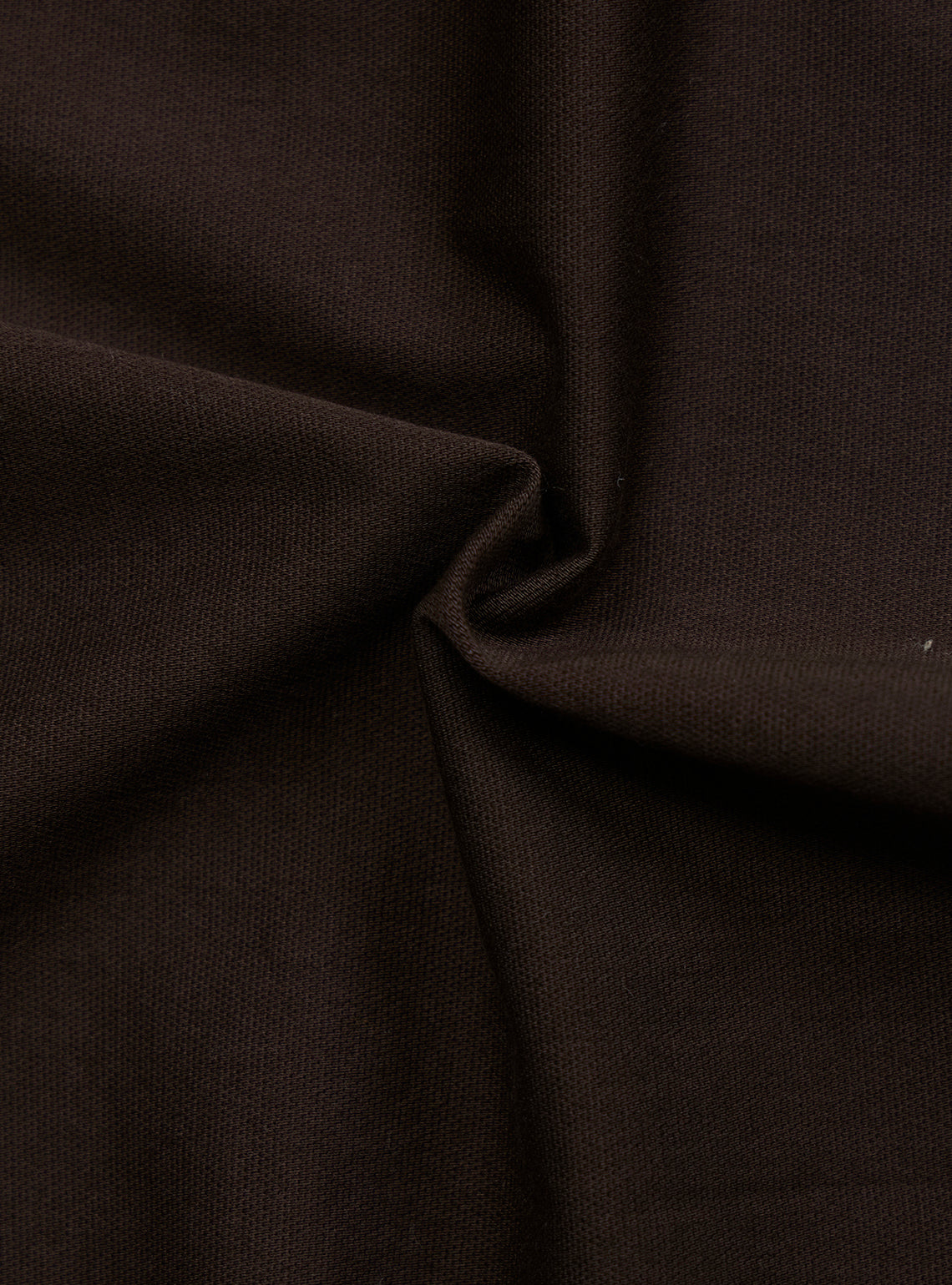 Chestnut Brown Cotton Stretch Dobby Shirt
