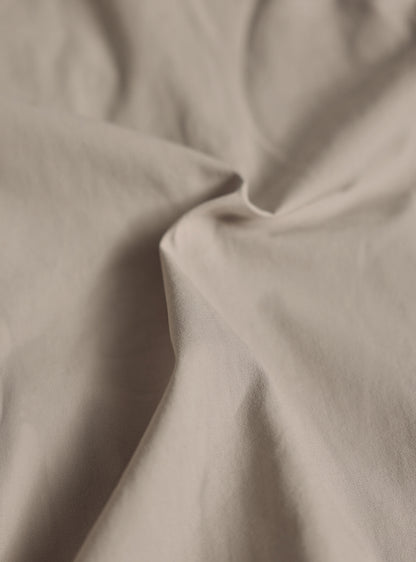 Ash Grey Cotton Herringbone Overshirt