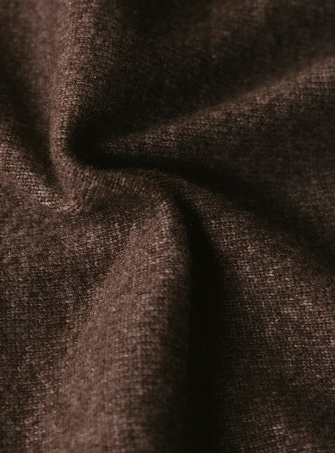 Chestnut Brown Textured Pullover